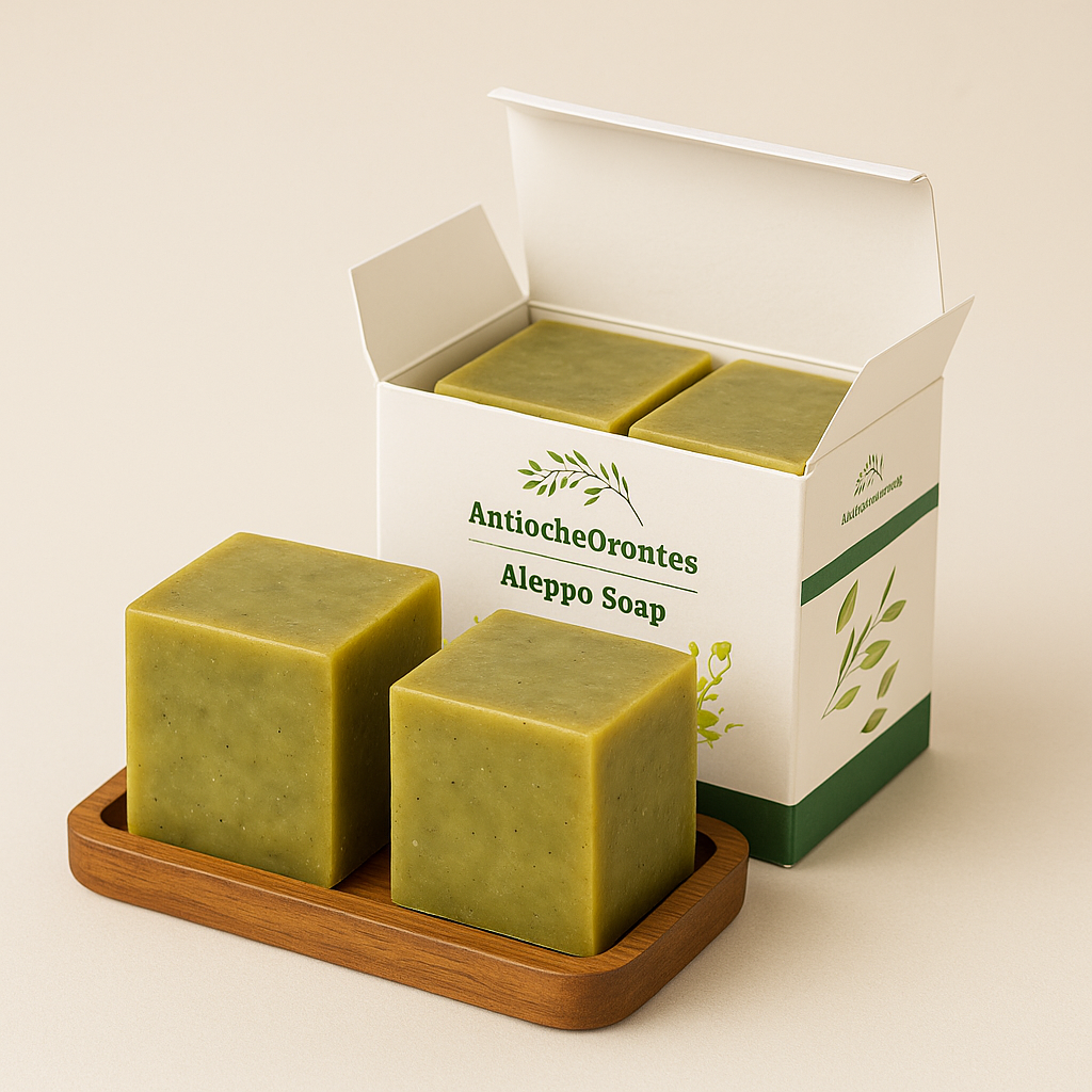 🏆 BEST VALUE – FREE SHIPPING Authentic Aleppo Soap – 2 Pack