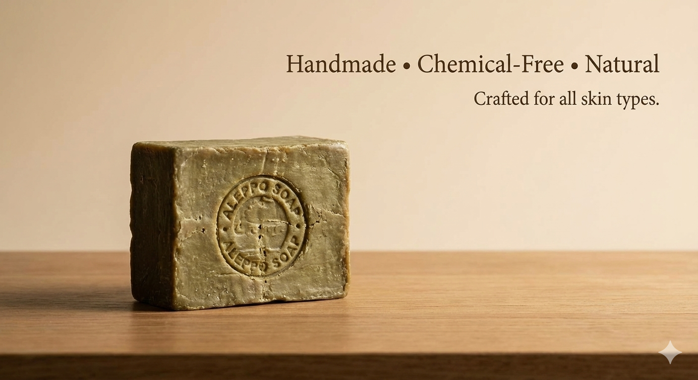 🏆 BEST VALUE – FREE SHIPPING Authentic Aleppo Soap – 2 Pack