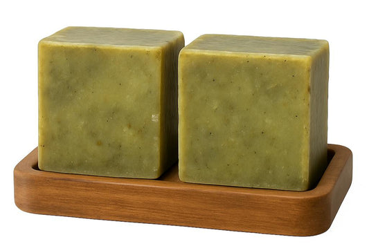 Aleppo Soap 2 Pack (6 oz Each) – 20% Laurel & 80% Olive Oil, Gift-Ready Natural Soap in Premium Box, Handmade Vegan Organic Skincare